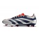 adidas Predator Elite L FG Plateado Negro Rojo