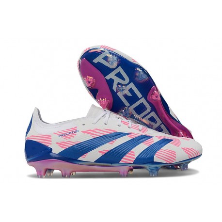 adidas Predator Elite L FG Blanco Azul Rosa