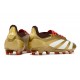 adidas Predator Elite L FG Dorado Met Blanco Rojo