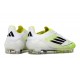 Adidas F50 Elite FG Botines de Futbol Blanco Negro Amarillo