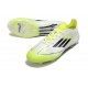 Adidas F50 Elite FG Botines de Futbol Blanco Negro Amarillo