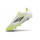 Adidas F50 Elite FG Botines de Futbol Blanco Negro Amarillo