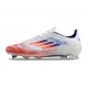 Adidas F50 Elite FG Botines de Futbol Blanco Rojo Azul