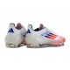 Adidas F50 Elite FG Botines de Futbol Blanco Rojo Azul