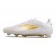 Adidas F50 Elite FG Botines de Futbol Ftwr Blanco Dorado Met