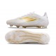 Adidas F50 Elite FG Botines de Futbol Ftwr Blanco Dorado Met