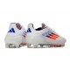 Adidas F50 Elite FG Botines de Futbol Blanco Rojo Azul