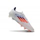 Adidas F50 Elite FG Botines de Futbol Blanco Rojo Azul