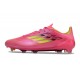 Adidas F50 Elite FG Botines de Futbol Rosa Amarillo