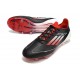 Adidas F50 Elite FG Botines de Futbol Negro Rojo