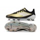 Adidas F50 Elite FG Botines de Futbol Dorado Met Negro Blanco