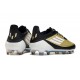 Adidas F50 Elite FG Botines de Futbol Dorado Met Negro Blanco