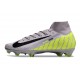 Nike Zoom Mercurial Superfly 10 Elite FG Gris Amarillo