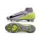 Nike Zoom Mercurial Superfly 10 Elite FG Gris Amarillo