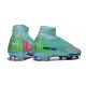 Nike Zoom Mercurial Superfly 10 Elite FG Casi Verde Dorado metalizado Moneda