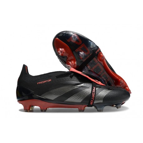 Bota adidas Predator Elite FT FG Negro Gris Rojo