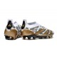 adidas Botas Futbol Predator Elite Laceless FG Blanco Oro Gris