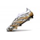 adidas Botas Futbol Predator Elite Laceless FG Blanco Oro Gris