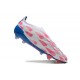 adidas Botas Futbol Predator Elite Laceless FG Ftwr Blanco Solar Azul Solar Rosa