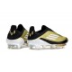 Zapatillas Adidas F50+ Laceless FG X Messi Dorado Met Negro Blanco