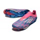 Zapatillas Adidas F50+ Laceless FG Solar Azul Ftwr Blanco Solar Rosa