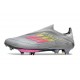 Zapatillas Adidas F50+ Laceless FG Gris Rosa Amarillo