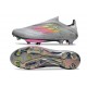 Zapatillas Adidas F50+ Laceless FG Gris Rosa Amarillo