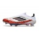 Zapatillas Adidas F50+ Laceless FG Blanco Rojo Negro