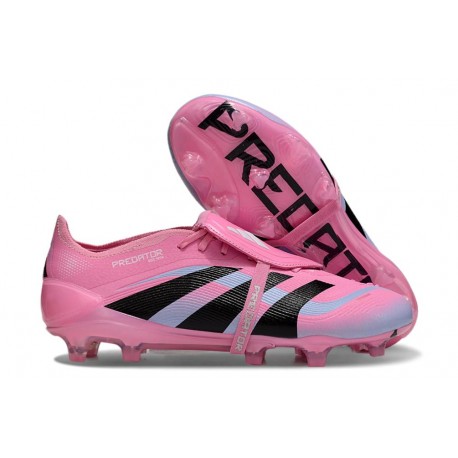 Adidas Predator Elite Foldover Tongue FG Rosa Negro