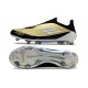 Bota de Futbol Adidas F50 Elite LL FG Dorado Met Negro Blanco