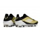 Bota de Futbol Adidas F50 Elite LL FG Dorado Met Negro Blanco