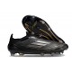 Bota de Futbol Adidas F50 Elite LL FG Negro Hierro Met Dorado Met