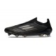 Bota de Futbol Adidas F50 Elite LL FG Negro Hierro Met Dorado Met