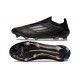 Bota de Futbol Adidas F50 Elite LL FG Negro Hierro Met Dorado Met