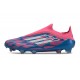 Bota de Futbol Adidas F50 Elite LL FG Solar Azul Ftwr Blanco Solar Rosa