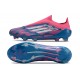 Bota de Futbol Adidas F50 Elite LL FG Solar Azul Ftwr Blanco Solar Rosa