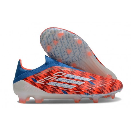 Bota de Futbol Adidas F50 Elite LL FG Rojo Blanco Azul