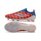 Bota de Futbol Adidas F50 Elite LL FG Rojo Blanco Azul