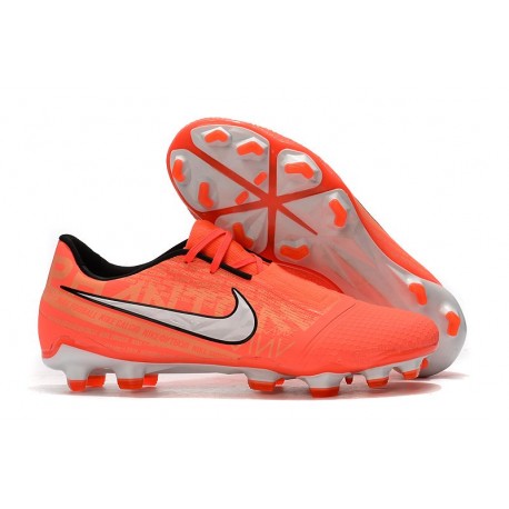 Nike Phantom VNM Elite FG Zapatillas de Tacos Mango Brillante/Blanco