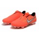 Nike Phantom VNM Elite FG Zapatillas de Tacos Mango Brillante/Blanco