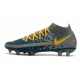 Botas Nike Phantom GT Elite DF FG Armada Gris Amarillo