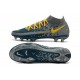 Botas Nike Phantom GT Elite DF FG Armada Gris Amarillo