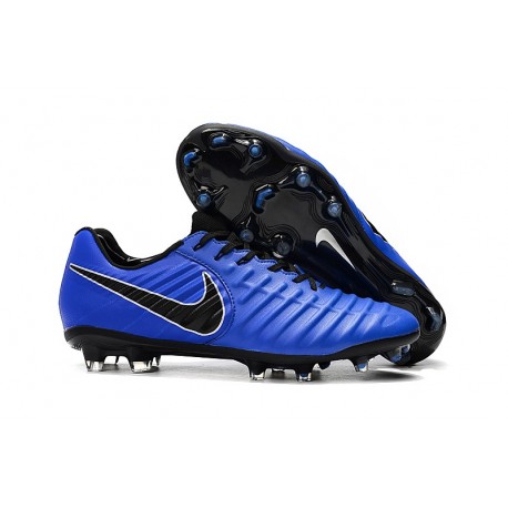 Perseguir lema busto Bota de fútbol Nike Tiempo Legend 7 Elite FG - Azul Negro
